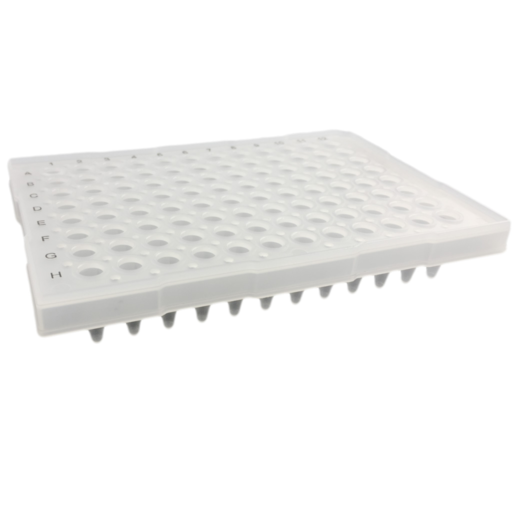 Планшет для PCR ABI 96 лунок, 0,2 мл semi-skirted (50 шт/уп) (Nippon genetics) (FG-200250)